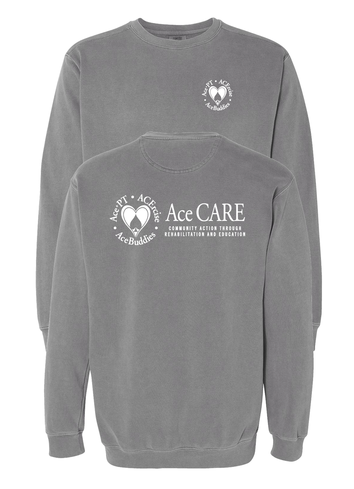 UE AceCare - LC & Back - Pigment Dyed Crewneck Sweatshirt