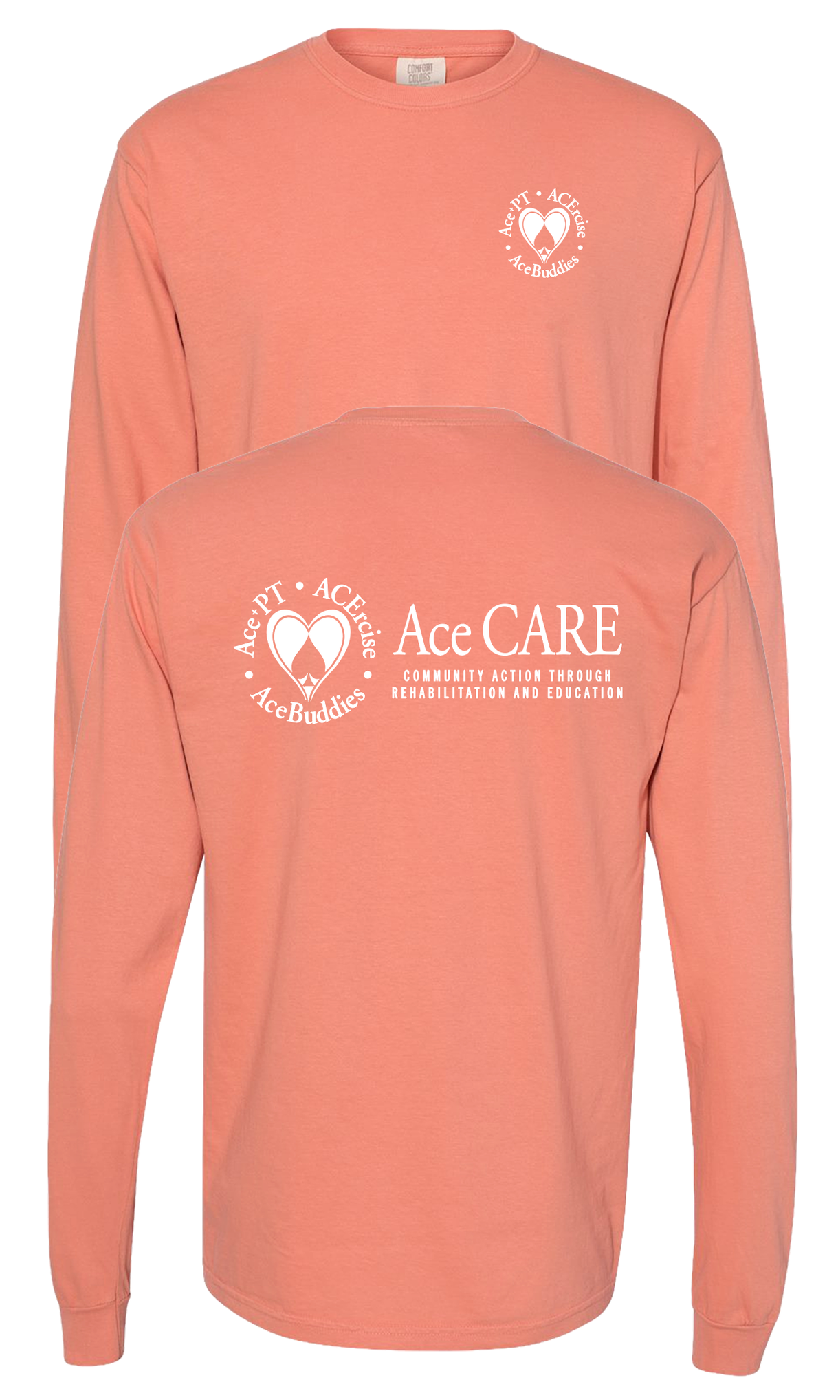 UE AceCare - LC & Back - Pigment Dyed Long Sleeve T-Shirt