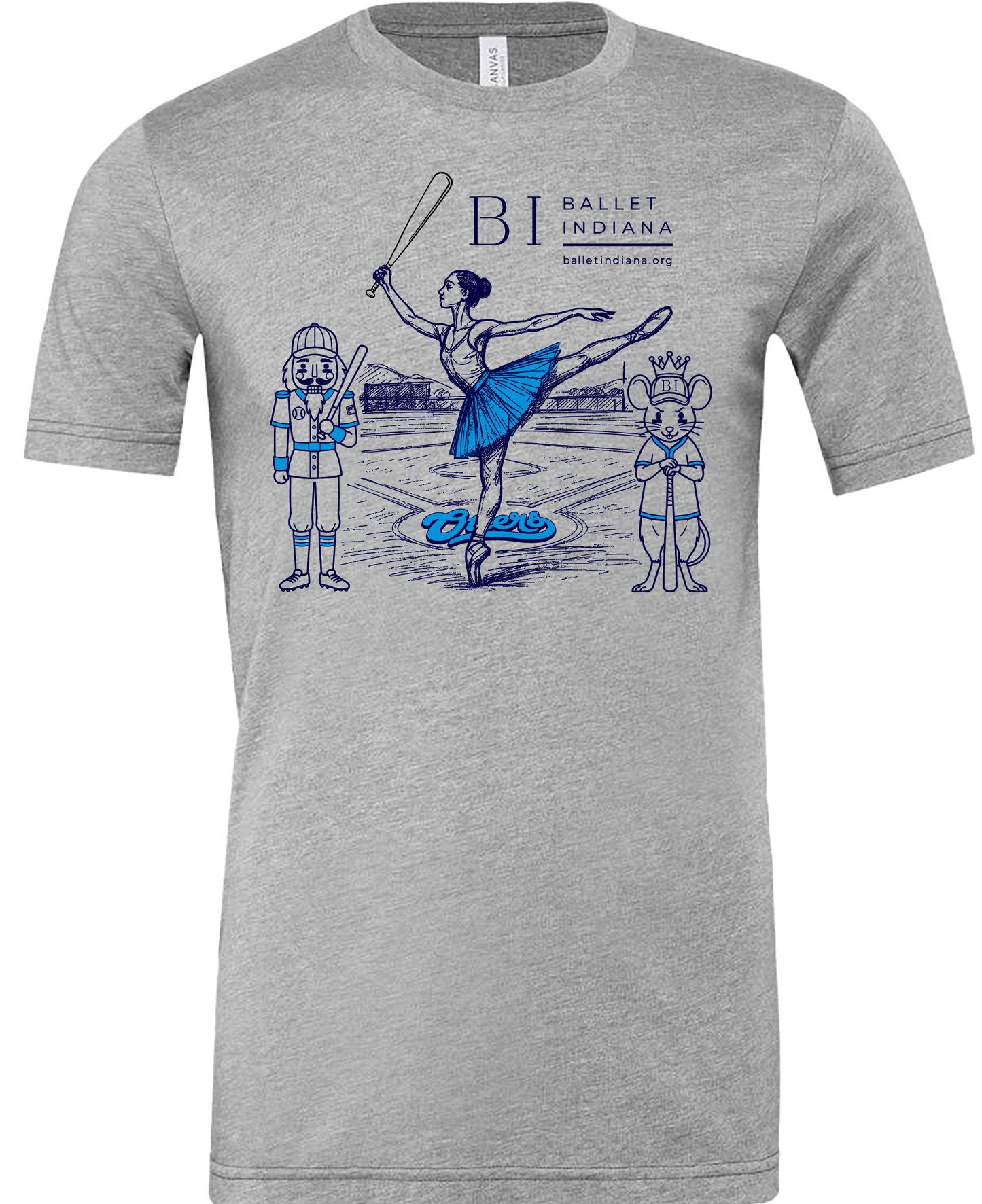 Ballet & Baseball - Short Sleeve Ringspun Cotton T-Shirt
