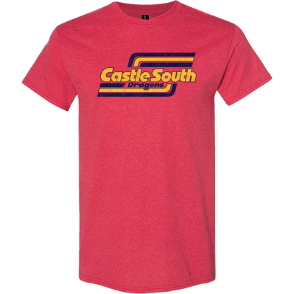 CSMS - Retro Stripes - Gildan Basic Cotton T-Shirt