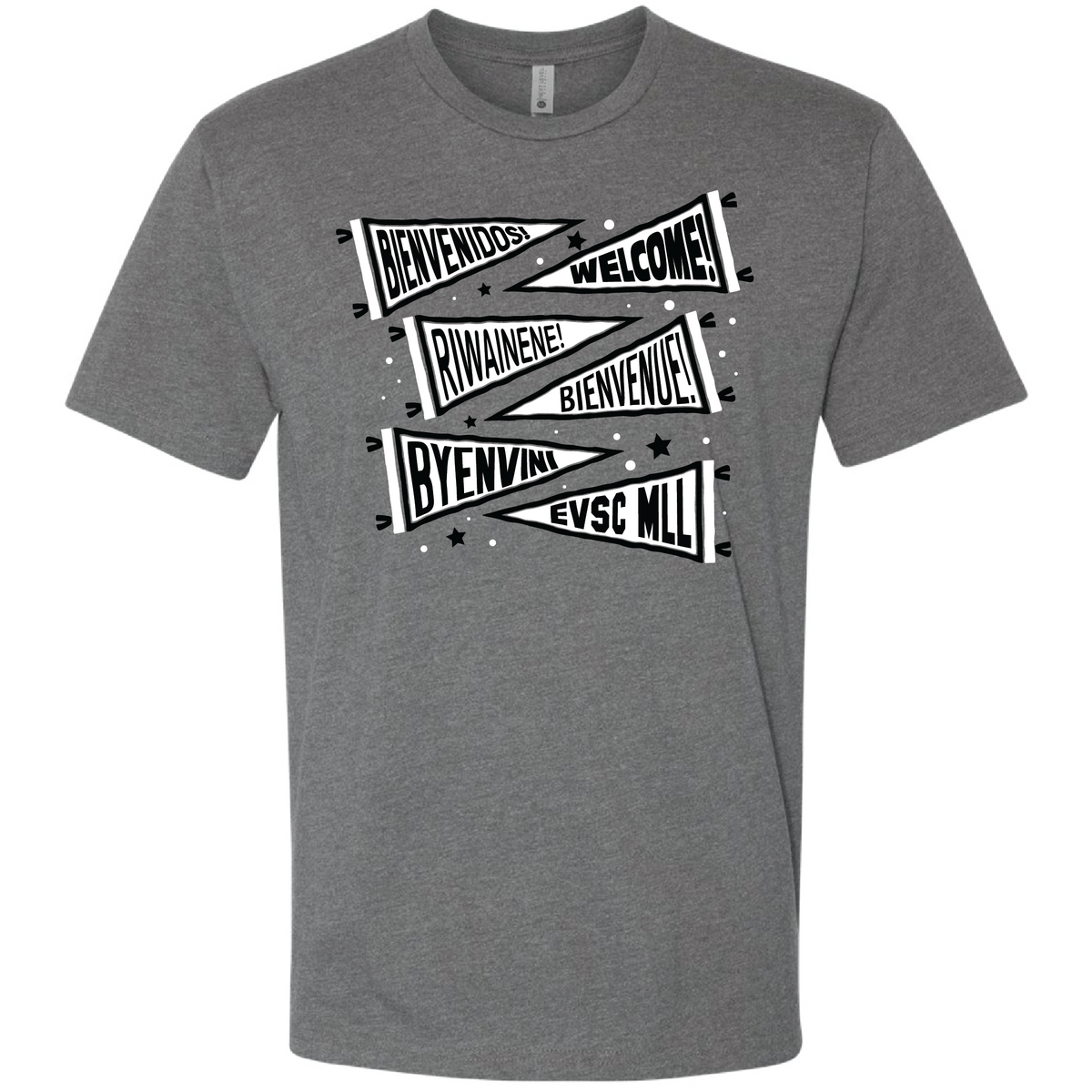 EVSC MLL - Welcome Pennants - Short Sleeve Next Level T-Shirt