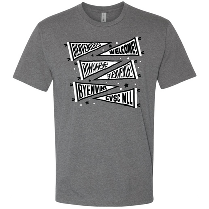 EVSC MLL - Welcome Pennants - Short Sleeve Next Level T-Shirt
