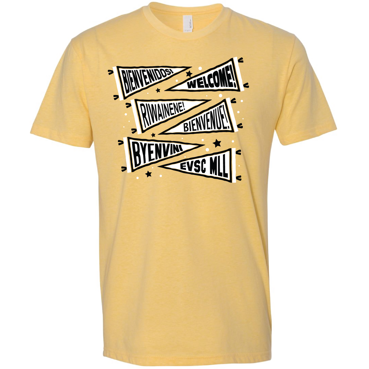 EVSC MLL - Welcome Pennants - Short Sleeve Next Level T-Shirt