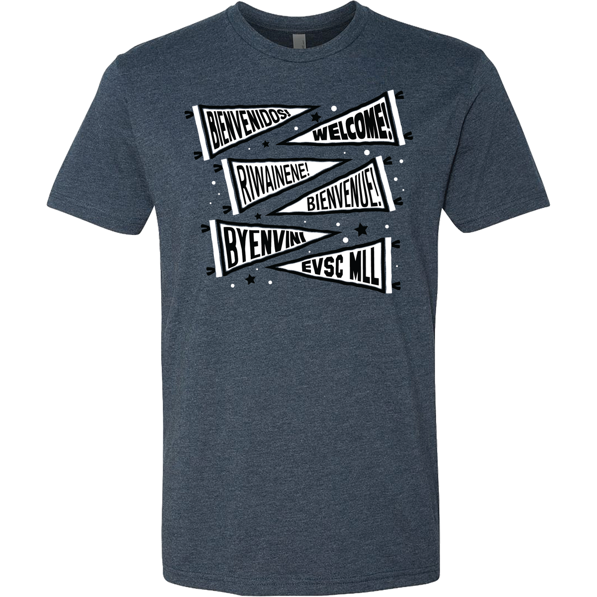 EVSC MLL - Welcome Pennants - Short Sleeve Next Level T-Shirt