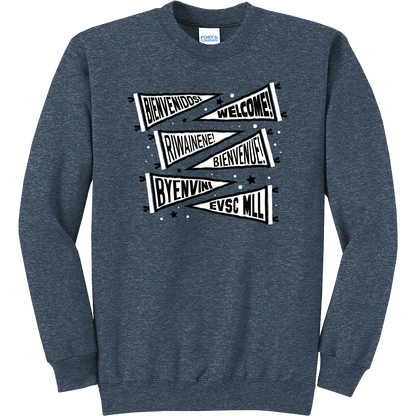 EVSC MLL - Welcome Pennants - Crewneck Sweatshirt