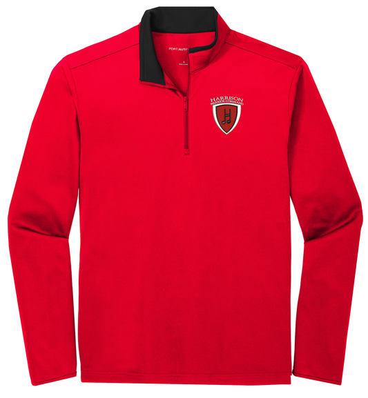 HWC Logo - 1/4 Zip Polyester Pullover - Embroidered