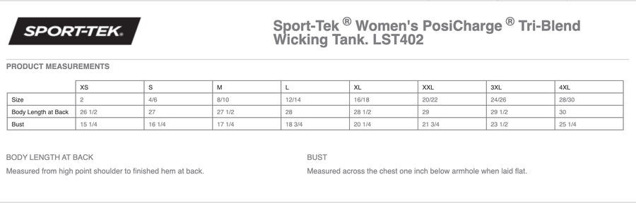 Sport-tek size chart