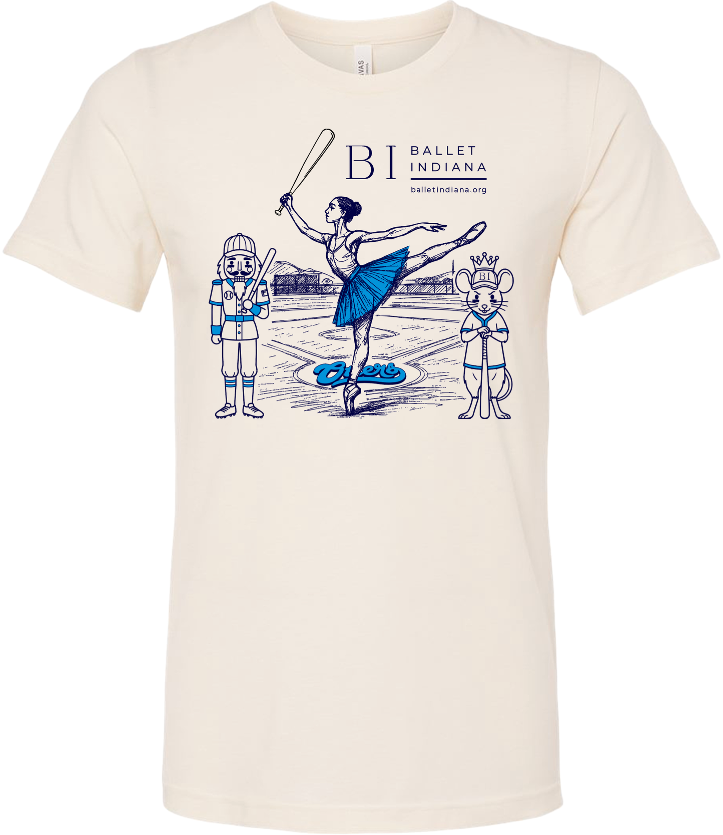 Ballet & Baseball - Short Sleeve Ringspun Cotton T-Shirt