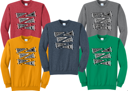 EVSC MLL - Welcome Pennants - Crewneck Sweatshirt