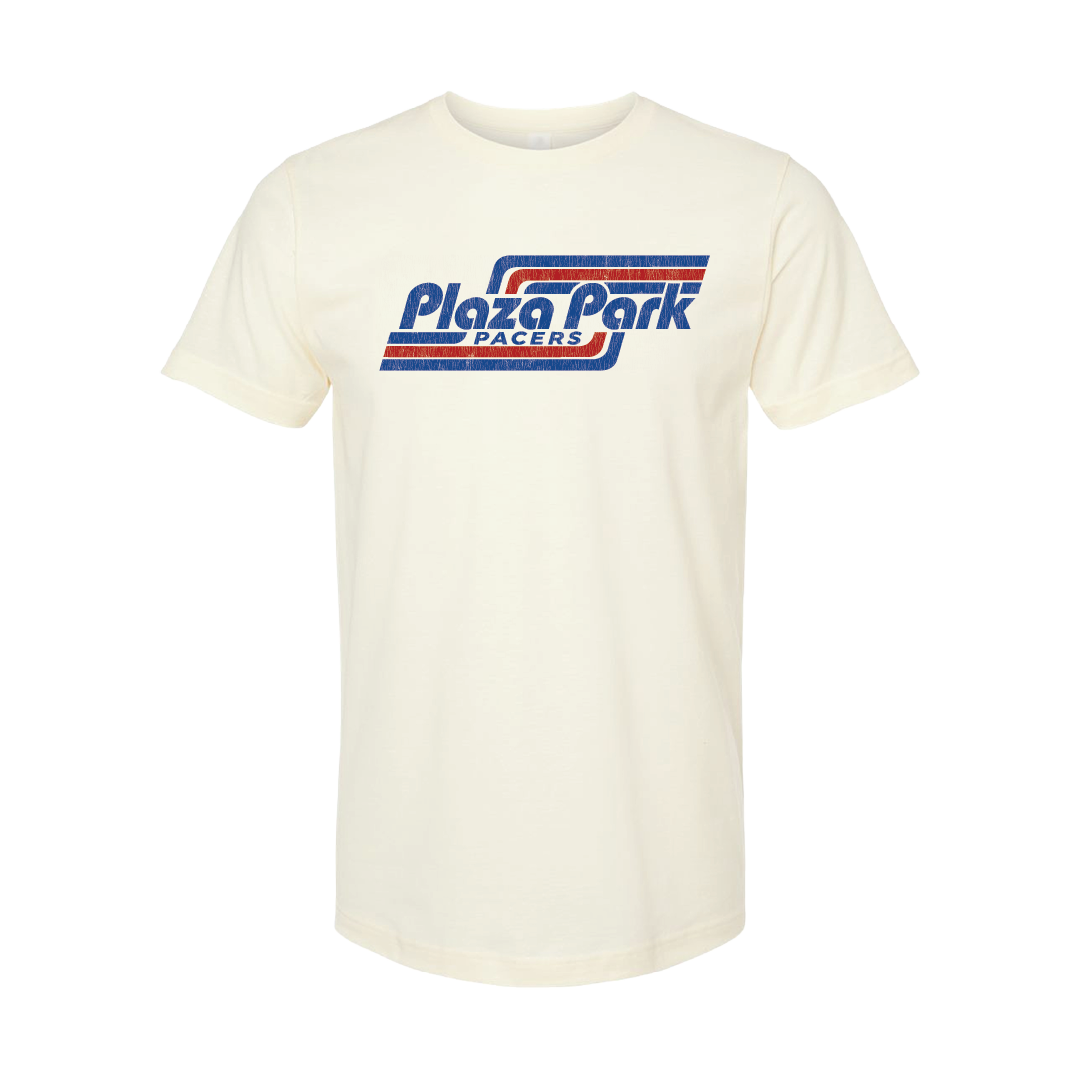 Plaza Retro Striped - Short Sleeve Ringspun Cotton T-Shirt