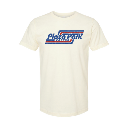 Plaza Retro Striped - Short Sleeve Ringspun Cotton T-Shirt