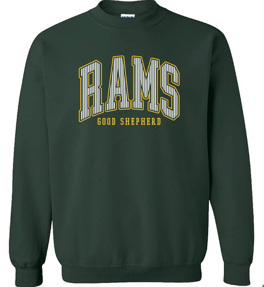 Rams Arched - Crewneck Sweatshirt