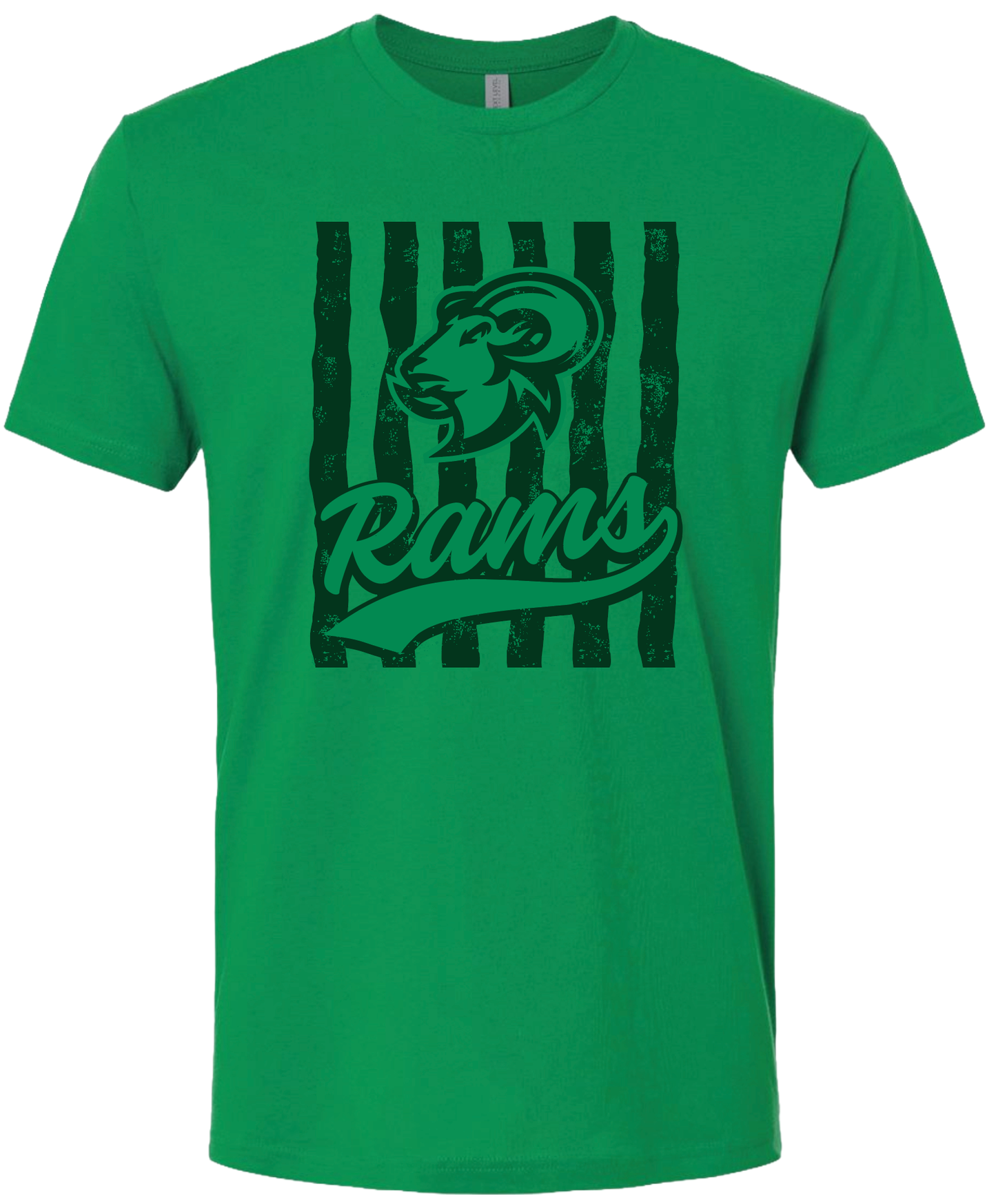 Rams Stripes - Short Sleeve Soft T-Shirt