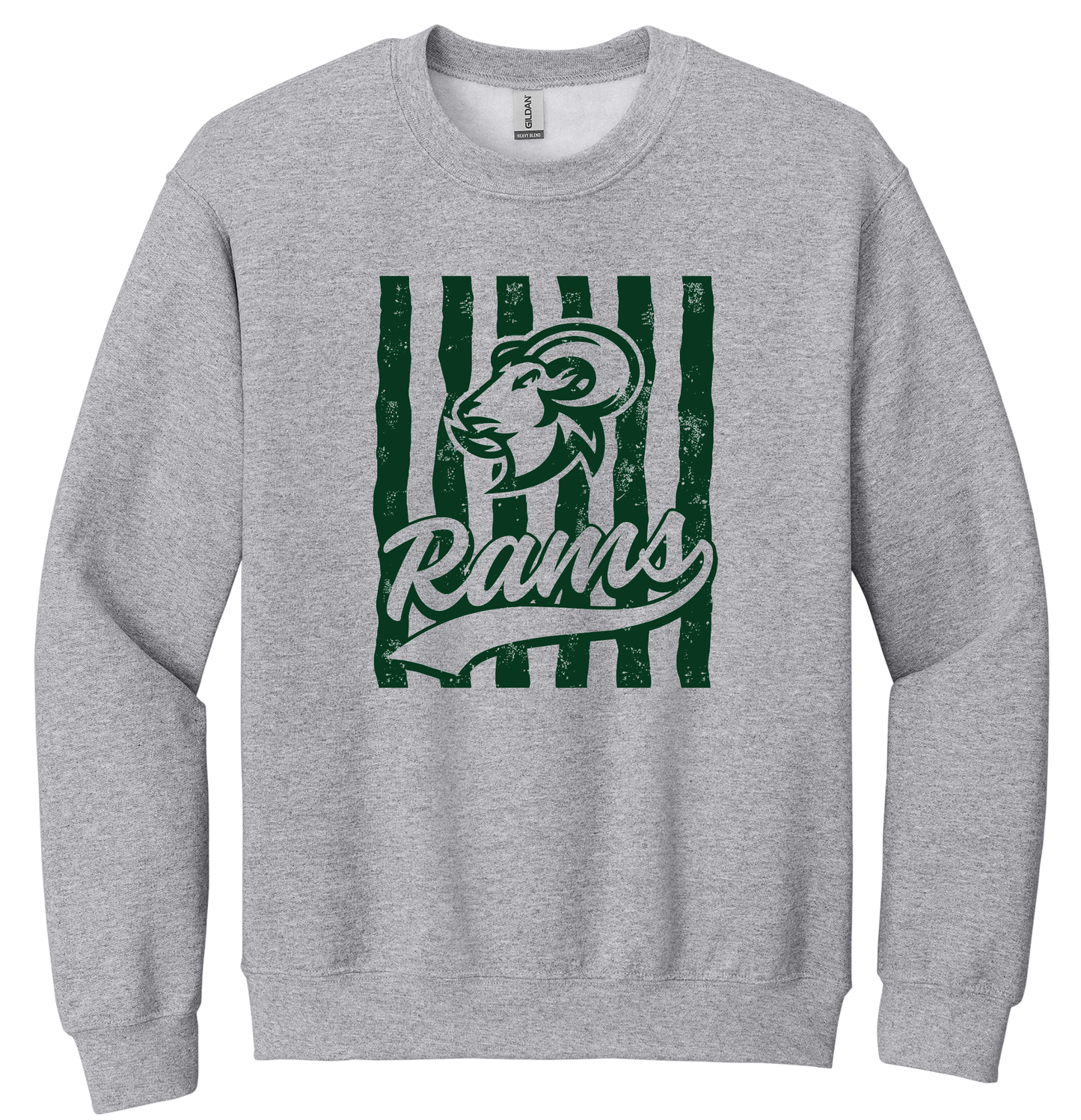 Rams Stripes - Crewneck Sweatshirt