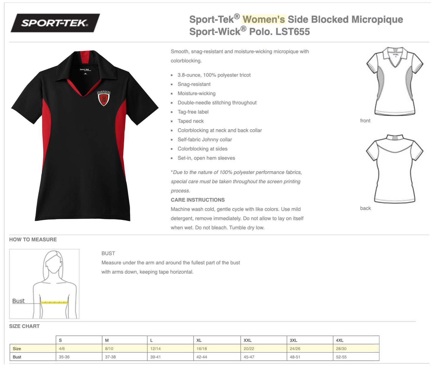 HWC Logo - Sport-Wick Polo - Embroidered