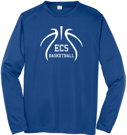ECS Basketball Shooting Shirt - Long Sleeve Polyester