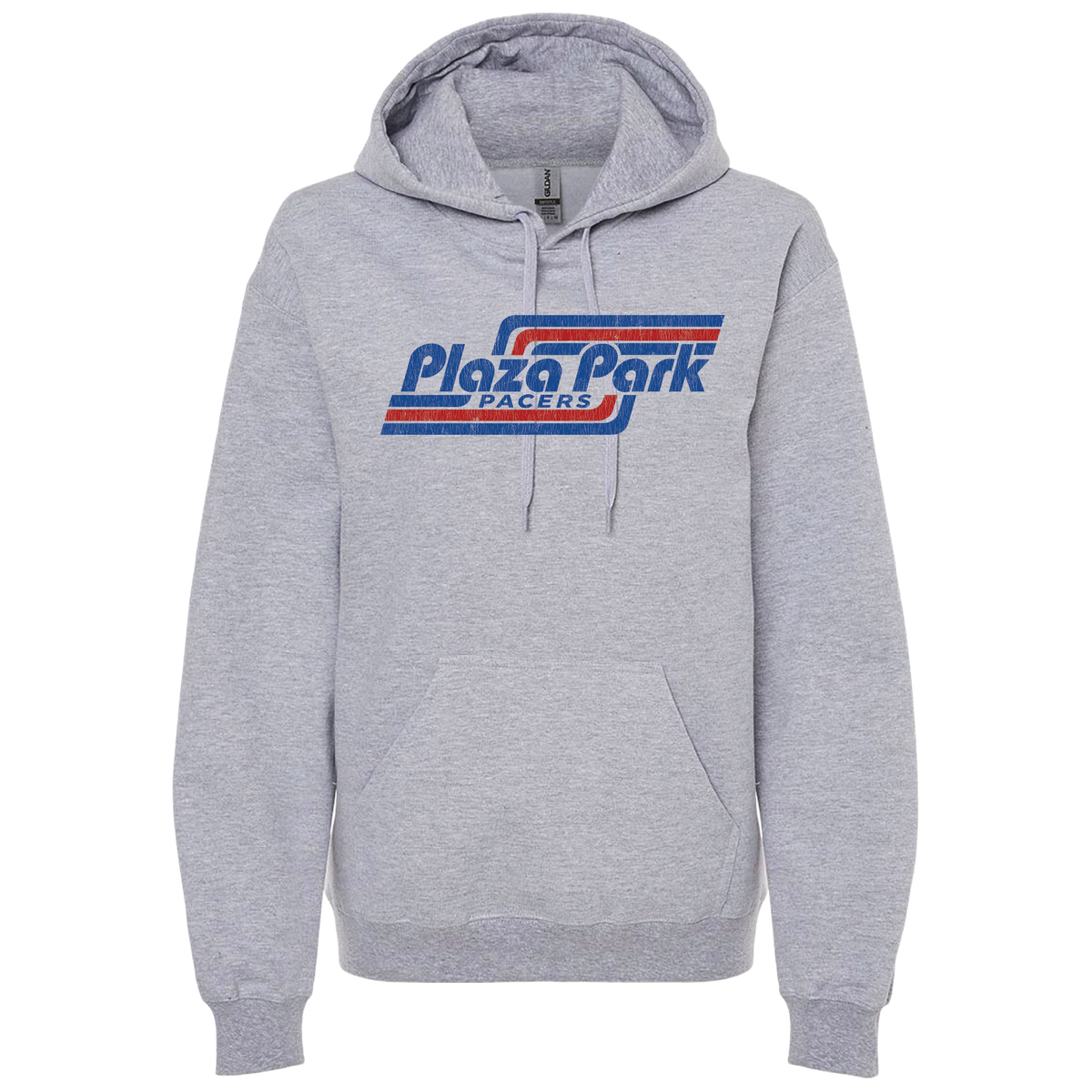 Plaza Retro Striped - Softstyle® Midweight Hoodie